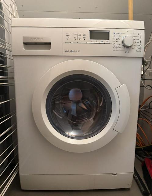SIEMENS WAS-EN DROOGMACHINE, Elektronische apparatuur, Was-droogcombinaties, Gebruikt, 4 tot 6 kg, 85 tot 90 cm, Ophalen