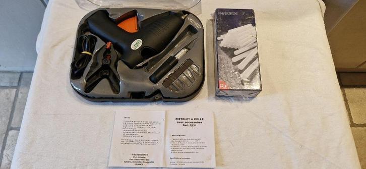 Fischer Darex model 2531 lijmpistool met accessoires, Doe-het-zelf en Bouw, Gereedschap | Overige machines, Gebruikt, Verzenden