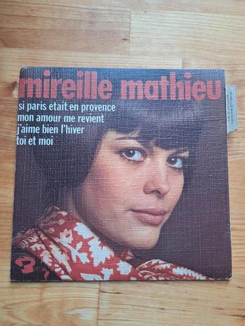 Vintage vinyl Mireille Mathieu.