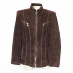Mooie Zacht Suede Gerry Weber Dames Jas (Maat 44) € 200,-, Bruin, Verzenden, Maat 42/44 (L), Nieuw
