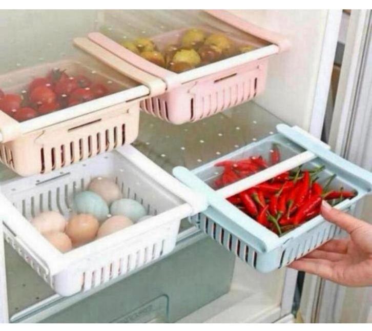 Lot de 5 paniers de rangement réglables pour réfrigérateur., Electroménager, Réfrigérateurs & Frigos, Neuf, Enlèvement ou Envoi