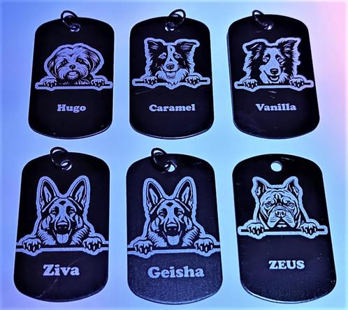 Gepersonaliseerde ID Naamplaatje voor jouw hond., Animaux & Accessoires, Nourriture & Bols pour chiens, Neuf, Enlèvement ou Envoi