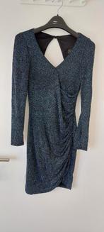 Closet Sale - Cocktailjurkje Blauw Glittertjes- Maat S, Ophalen, Zo goed als nieuw, Maat 36 (S), Blauw