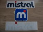Vintage Stickers Mistral, Verzamelen, Stickers, Ophalen of Verzenden, Nieuw, Merk