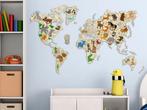 3D Houten Puzzel World Map Animals XXL Muur Decoratie - DIY, Verzenden, Nieuw