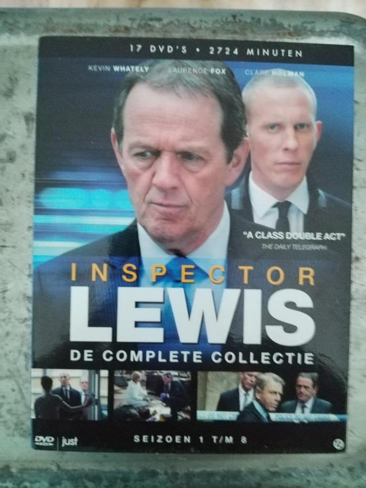 Inspector Lewis – seizoen 1-8, Cd's en Dvd's, Dvd's | Tv en Series, Zo goed als nieuw, Drama, Boxset, Vanaf 12 jaar, Verzenden