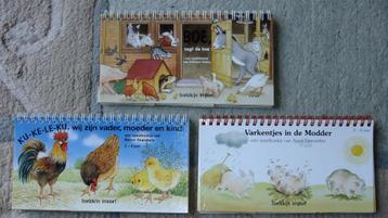 3 heel leuke klapboekjes in stevig karton - NIEUW!! beschikbaar voor biedingen