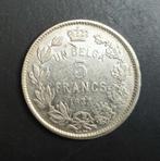 1 belga 5 frank 1933 FR pos. B, Albert I, Verzenden, Losse munt