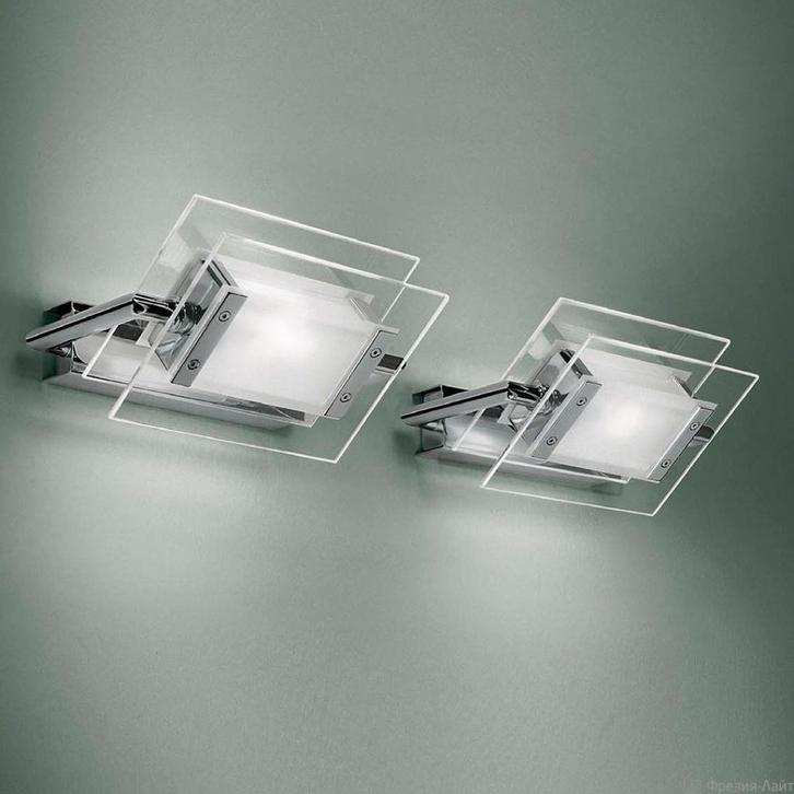 Leucos Trecentosessantagradi P-PL200 wand- en plafondlamp, Huis en Inrichting, Lampen | Wandlampen, Nieuw, Glas, Metaal, Ophalen