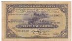 Egypte, 25 Piastres, 1943, p10c, Postzegels en Munten, Bankbiljetten | Afrika, Los biljet, Egypte, Verzenden