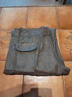 I.K.K.S. 40 kaki glanzende linnen 3/4 broek, Kleding | Dames, Maat 38/40 (M), Overige typen, Overige kleuren, IKKS