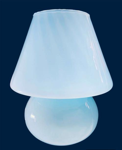 Paires de lampes champignon – Swirl – 70’ – vintage, Maison & Meubles, Lampes | Lampes de table, Comme neuf, Moins de 50 cm, Verre