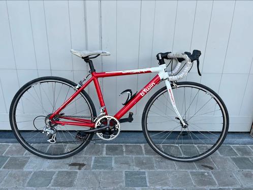 Koersfiets kinderen B’twin rood, Fietsen en Brommers, Fietsen | Racefietsen, Gebruikt, Overige merken, 10 tot 15 versnellingen