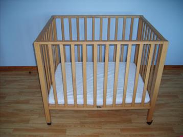 Parc "Child Wood by Childhome", Enlèvement, Comme neuf, Rectangulaire, Réglable en hauteur