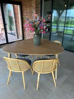 Tafel met stoelen, Ophalen, Gebruikt, Rond, Vijf personen of meer