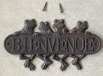 Plaque de porte « Bienvenue » en fonte, Antiek en Kunst, Antiek | Woonaccessoires, Ophalen of Verzenden
