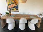 Eettafel Steigerhout 250x90x73cm, Ophalen, Gebruikt, 200 cm of meer, 50 tot 100 cm