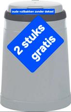 2 oude vuilbakken zonder deksel van allibert gratis !, Enlèvement ou Envoi