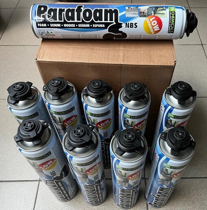 PUR isolatieschuim, spuitbussen Polyurethaan, Doe-het-zelf en Bouw, Isolatie en Afdichting, Nieuw, Vloerisolatie, Muurisolatie