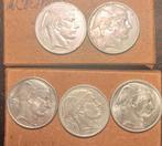 Zilveren 50 f Prins Karel 1948/1949/1950/1951/1954, Ophalen of Verzenden, Zilver