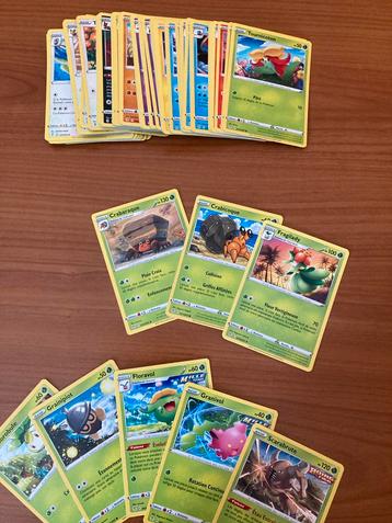 Lot de 100 cartes Pokemon différentes en Français