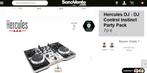 HERCULES Contrôleur DJ Instinct Party PC/Mac, Enlèvement, Comme neuf, DJ-Set, Autres marques