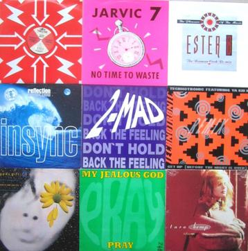 Lot van 9 Dance Maxi Vinyl Singles 12" uit 1990 beschikbaar voor biedingen