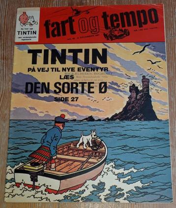 Tintin Fart og Tempo 1967 Michel Vaillant Hergé Jean Graton