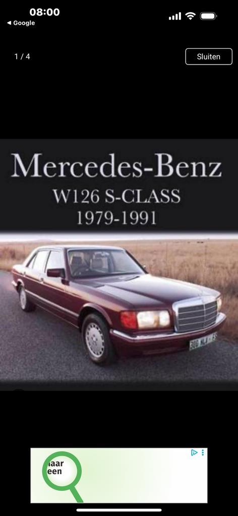 Hallo beste ik zoek een Mercedes w126 300:380/420/500 of w56, Auto's, Mercedes-Benz, Particulier, S-Klasse, ABS, Airbags, Airconditioning