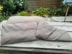 3 taupekleurige kussens, Tuin en Terras, Ophalen, Gebruikt