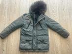 Kaki parka met capuchon maat 12 jaar (152 cm), Ophalen, Gebruikt, Jongen of Meisje, Jas