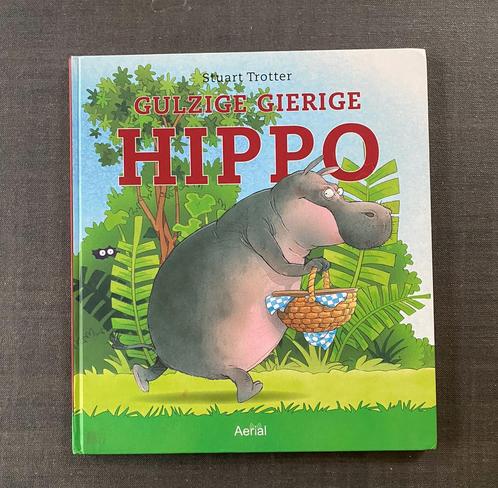 Voorleesboek - Gulzige gierige Hippo, Livres, Livres pour enfants | 4 ans et plus, Comme neuf, Livre de lecture, Enlèvement ou Envoi