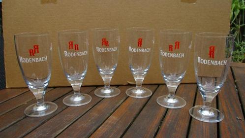 6 Kristallen Rodenbach glazen van Ritzenhoff, Verzamelen, Glas en Drinkglazen, Nieuw, Bierglas, Ophalen