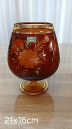 Egermann unieke decoratie amber goud - wegens verhuis!, Antiek en Kunst, Ophalen