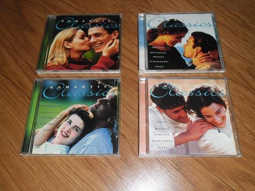 4 CD's Romantic Classics, CD & DVD, CD | Classique, Utilisé, Autres types, Du modernisme à nos jours, Enlèvement ou Envoi