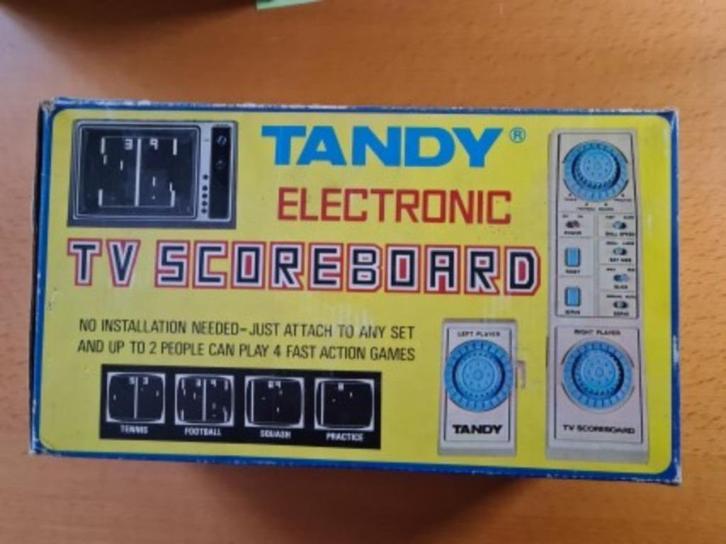 Retro Videospel: Tandy Electronic, TV Scoreboard, Verzamelen, Speelgoed, Gebruikt, Ophalen