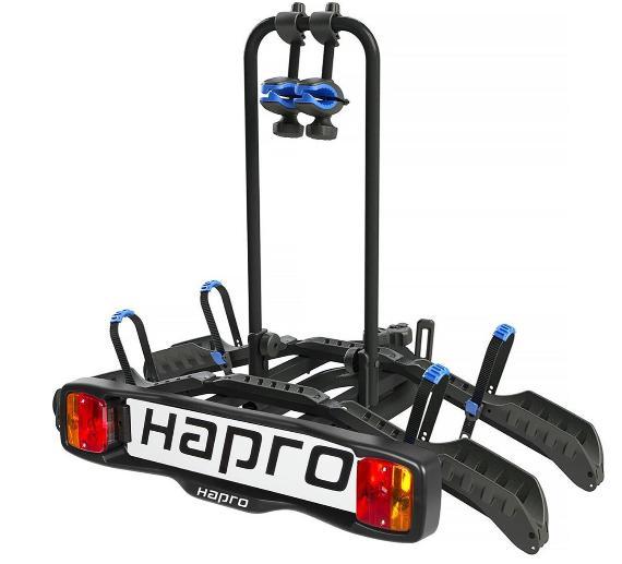 Hapro Atlas Active II - 2 Fietsen - inklapbaar - 7/13Polig, Auto diversen, Fietsendragers, Trekhaakdrager, 2 fietsen, Brede banden