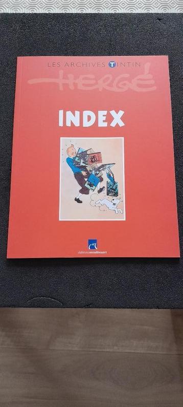 INDEX: FIJN COLLECTIEBOEK, KUIFJE, ARCHIEVEN, ATLAS, HERGE beschikbaar voor biedingen