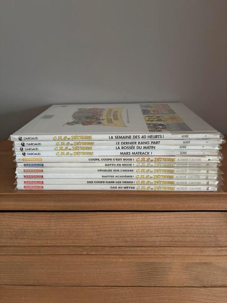 CRS=DETRESSE 10 Albums !! Première Edition !! Achdé & Cauvin, Boeken, Stripverhalen, Gelezen, Meerdere stripboeken, Ophalen of Verzenden