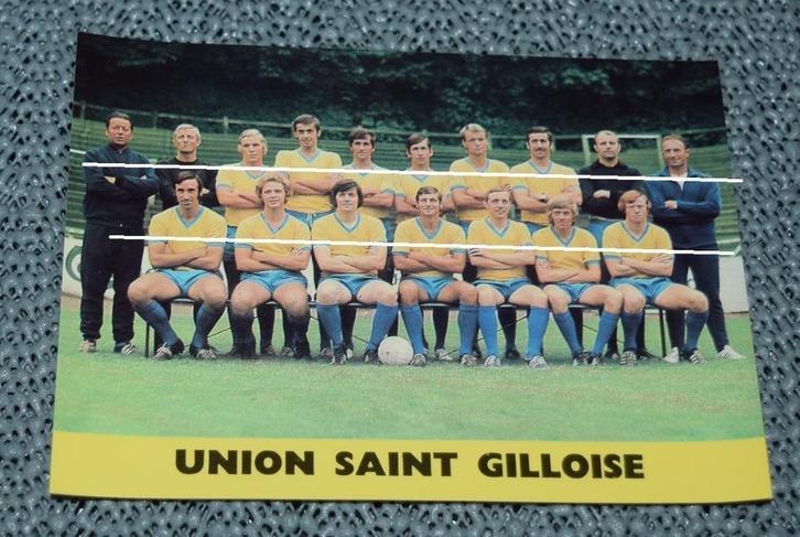 Union Saint Gilloise / 3 Moulins / 12 x 8,5 cm, Verzamelen, Sportartikelen en Voetbal, Gebruikt, Poster, Plaatje of Sticker, Verzenden