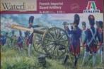 ITALERI  6135 french impérial guard artillery waterloo 1/72, Hobby en Vrije tijd, Ophalen of Verzenden, Nieuw, 1:50 of kleiner