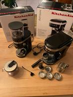 Machine expresso + moulin à café KitchenAid, Electroménager, Comme neuf, Machine à espresso