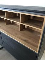 Dressoir / Highboard - Xooon (Met verlichting), Huis en Inrichting, Ophalen, 100 tot 150 cm, Metaal, Zo goed als nieuw