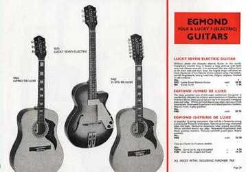EGMOND 12 cordes 1956 Dutch made 12 STG De Luxe beschikbaar voor biedingen