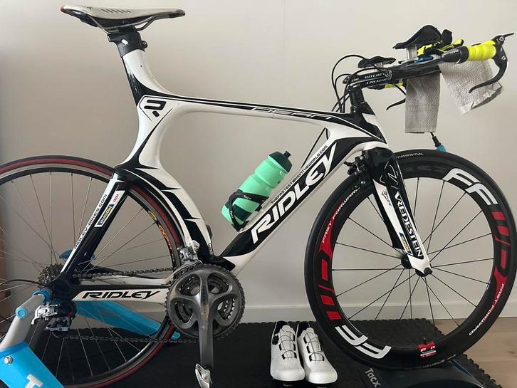 Ridley Dean TT Full Carbon - L - SRAM RED, Fietsen en Brommers, Fietsen | Racefietsen, Gebruikt, Heren, Carbon, Ophalen