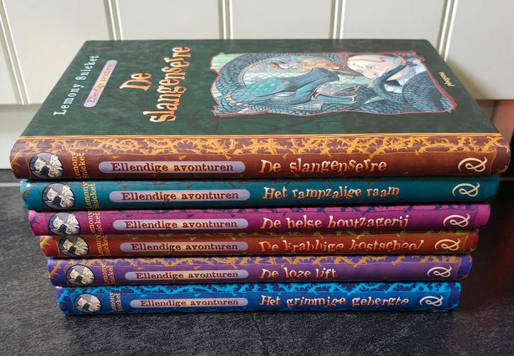 6 x Lemony Snickers Ellendige avonturen Netflix, Boeken, Kinderboeken | Jeugd | 13 jaar en ouder, Zo goed als nieuw, Ophalen of Verzenden