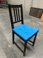 Stoelen IKEA Stefan met kussen 4st, Huis en Inrichting, Stoelen, Ophalen, Gebruikt, Zwart, Vier