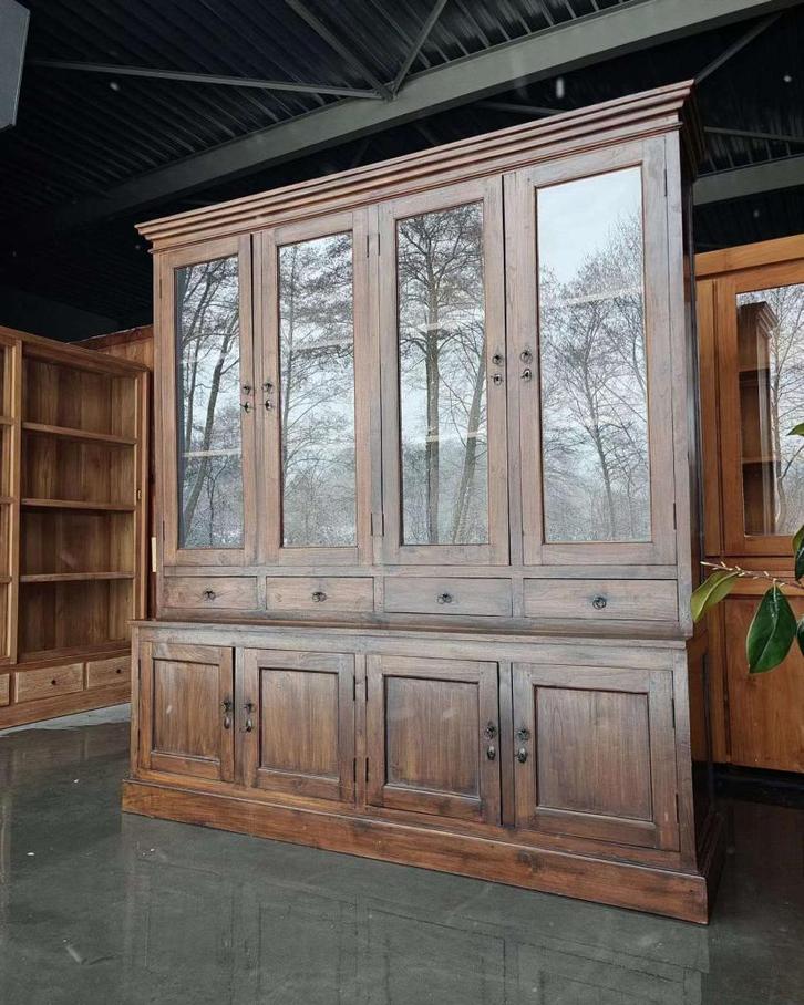 Antiek Buffetkast | Winkelkast | Servieskast | Vitrine #2556, Antiquités & Art, Antiquités | Meubles | Armoires, Enlèvement ou Envoi
