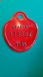 Plaque de velo brabant 1985, Enlèvement ou Envoi