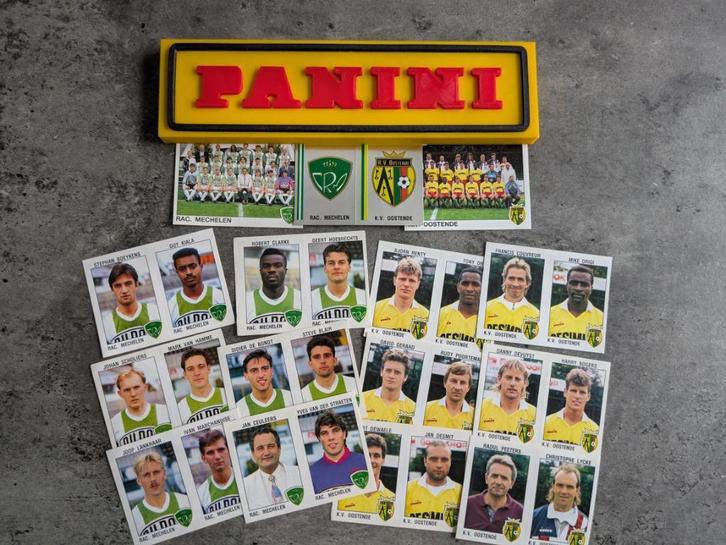 PANINI FOOTBALL 93 15 STICKERS 1993 RAC MECHELEN/KV OOSTENDE, Hobby en Vrije tijd, Stickers en Plaatjes, Nieuw, Verzenden
